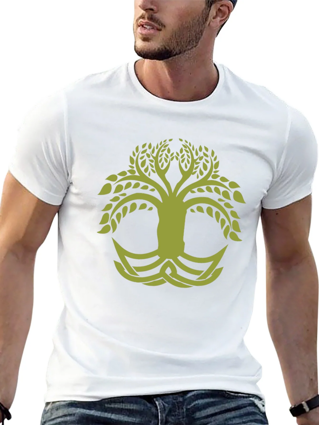 Celtic Tree of Life Black T-Shirt product image 12