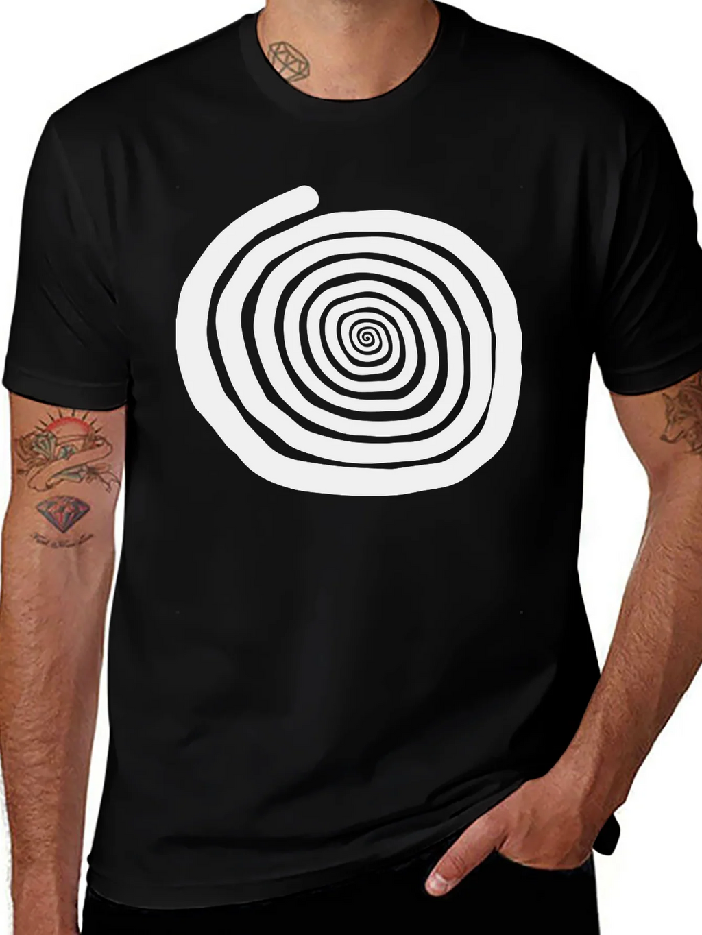 Spiral Graphic Tee - Unique Design Comfortable Fit product image 1