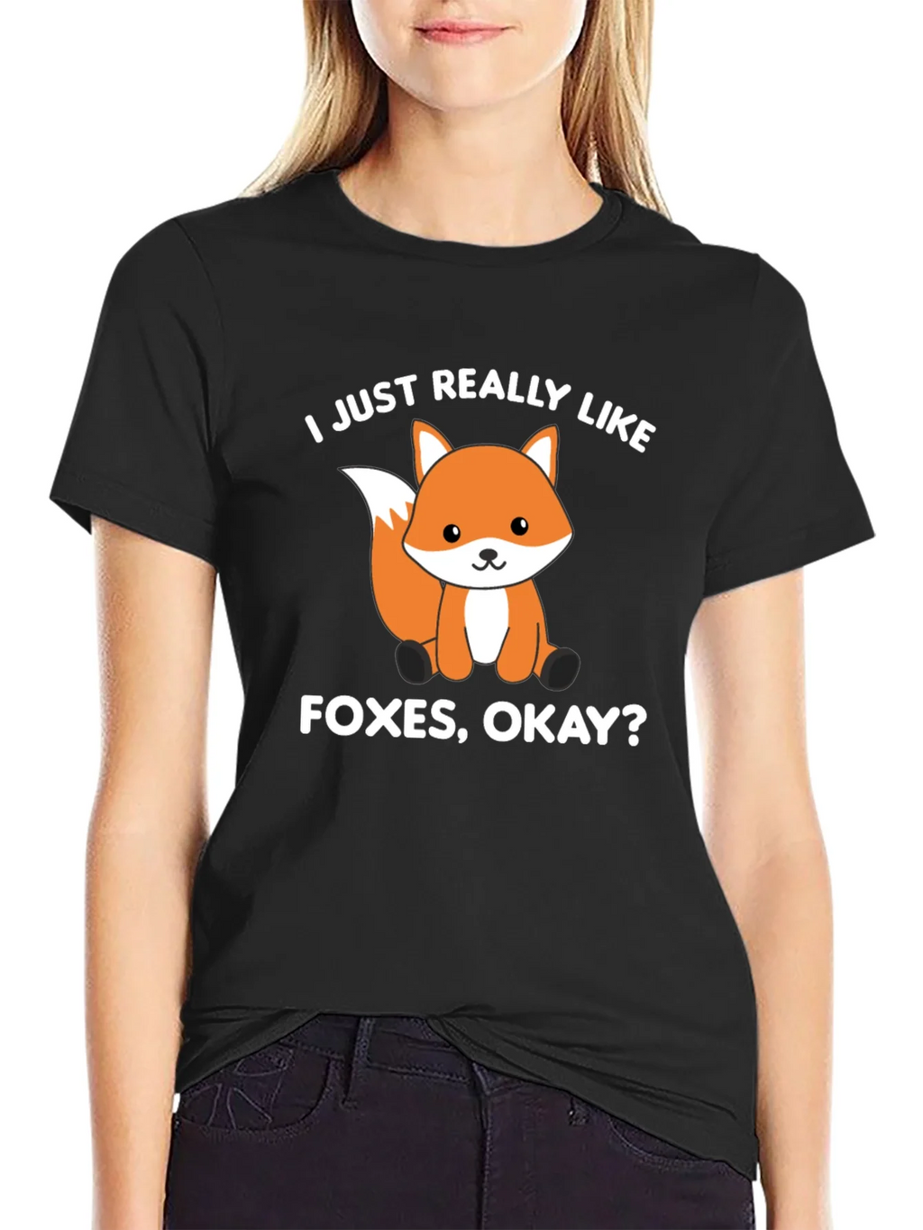 Fox Lover T-Shirt - I Just Really Like Foxes Okay? product image 2