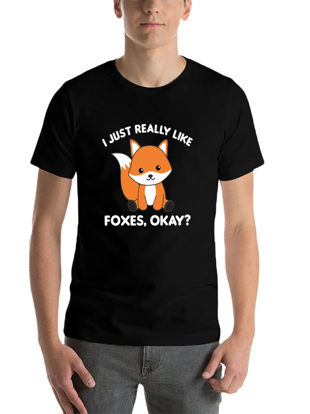 Fox Lover T-Shirt - I Just Really Like Foxes Okay? product image 4