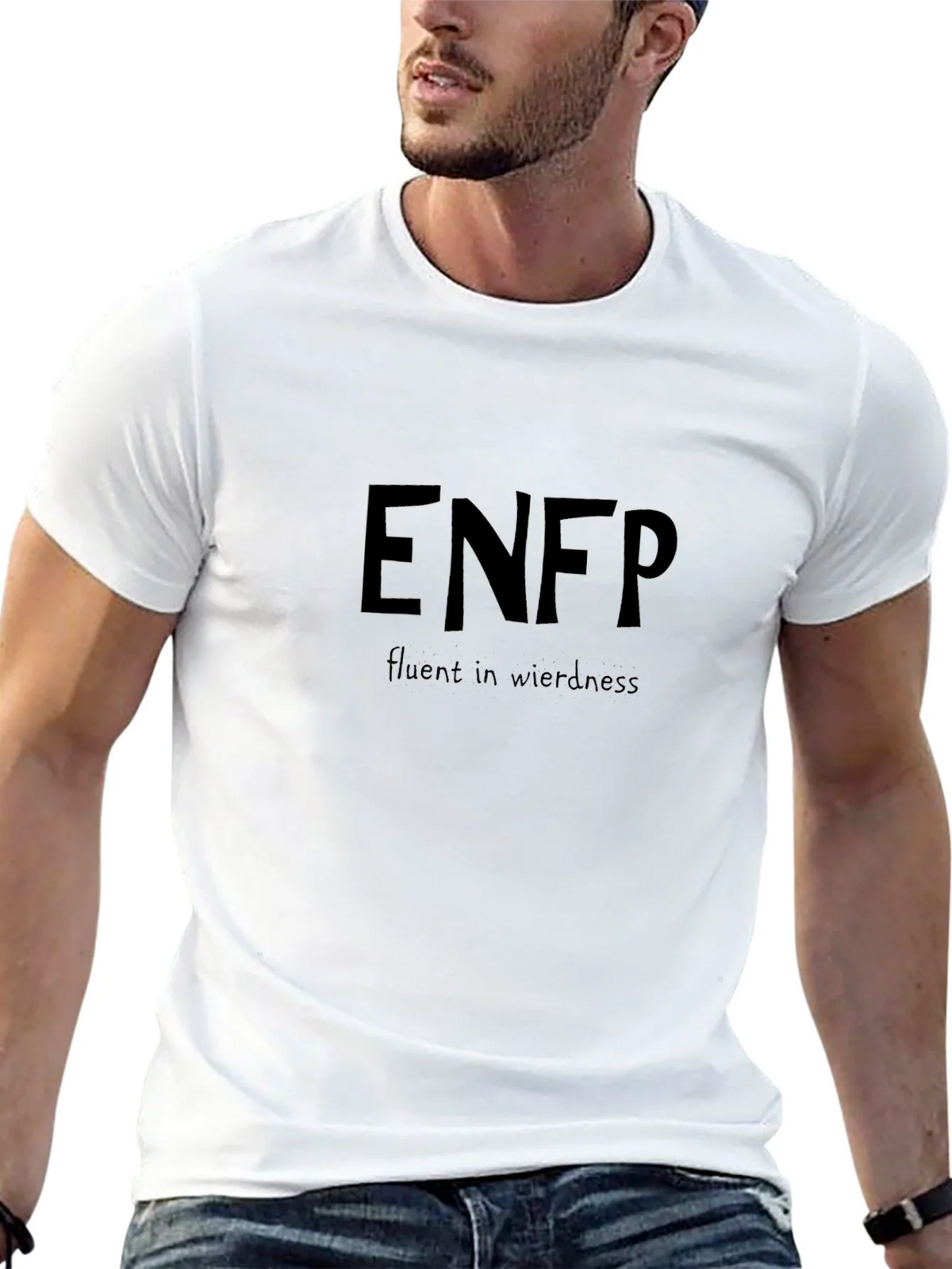 ENFP Fluent in Weirdness Black T-Shirt product image 12