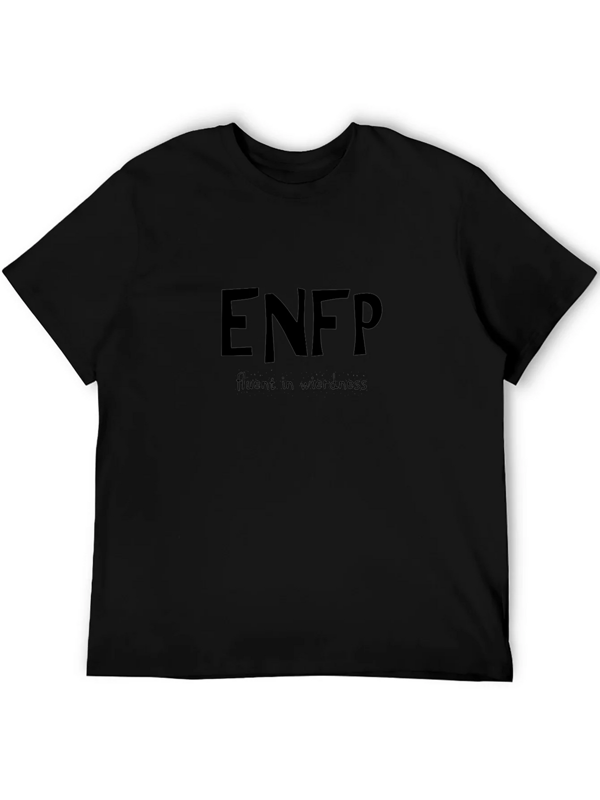 ENFP Fluent in Weirdness Black T-Shirt product image 5