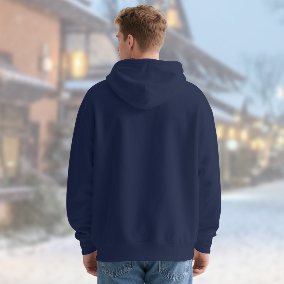 Modern Style Graphic Hoodie - Eye-Catching Design #0594 product image 5