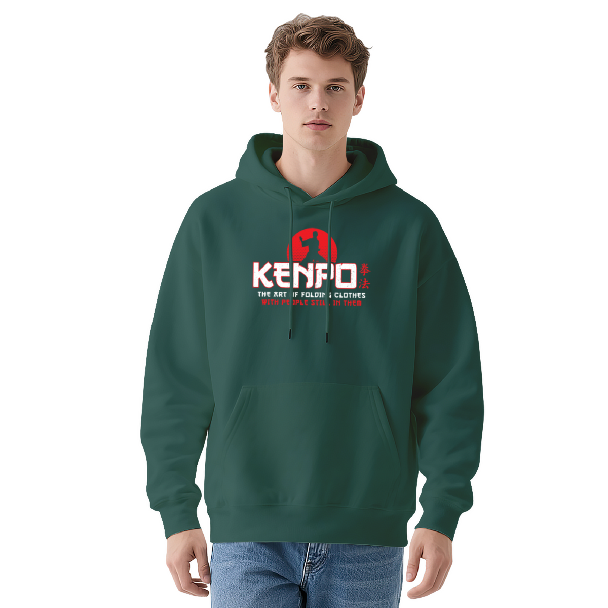 Modern Style Graphic Hoodie - Eye-Catching Design #0594 product image 13