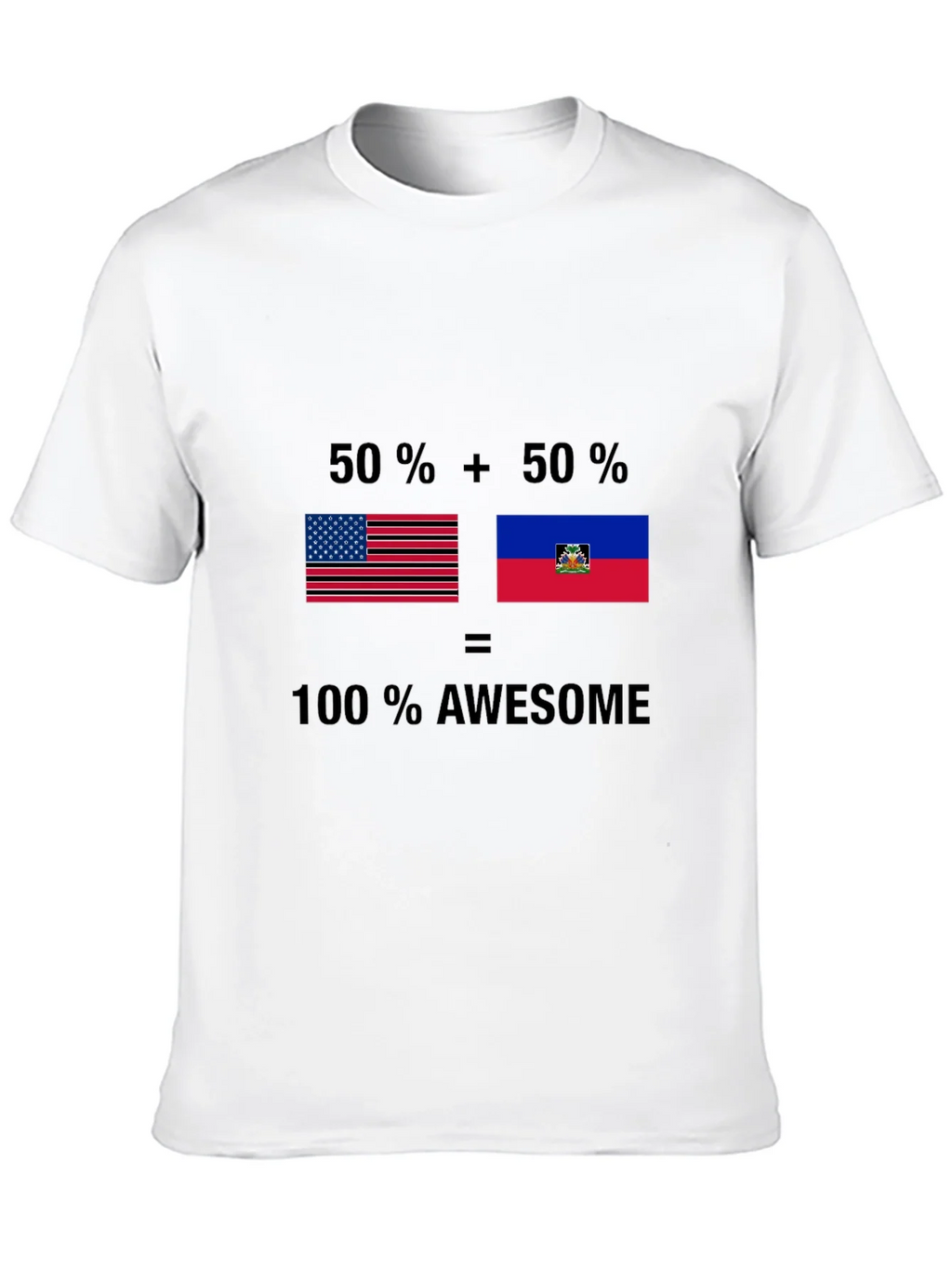 USA & Haiti Pride T-Shirt - Awesome Fusion Tee product image 7