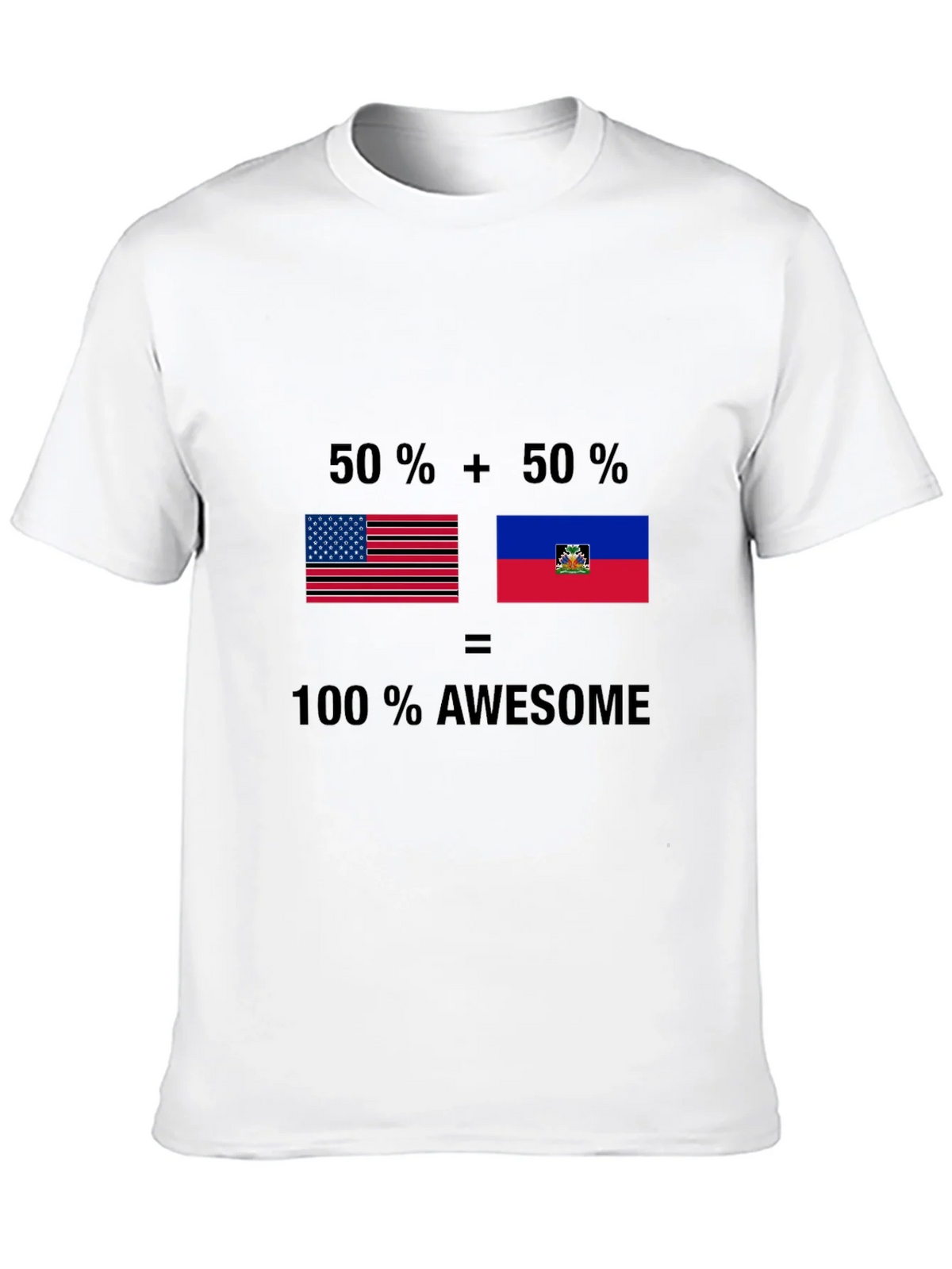 USA & Haiti Pride T-Shirt - Awesome Fusion Tee product image 7