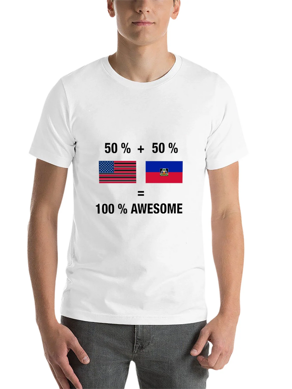 USA & Haiti Pride T-Shirt - Awesome Fusion Tee product image 8