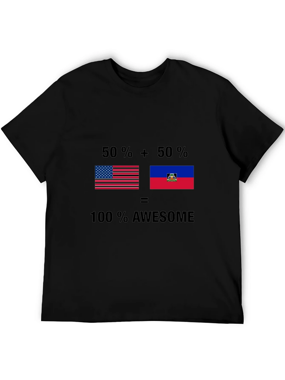 USA & Haiti Pride T-Shirt - Awesome Fusion Tee product image 4