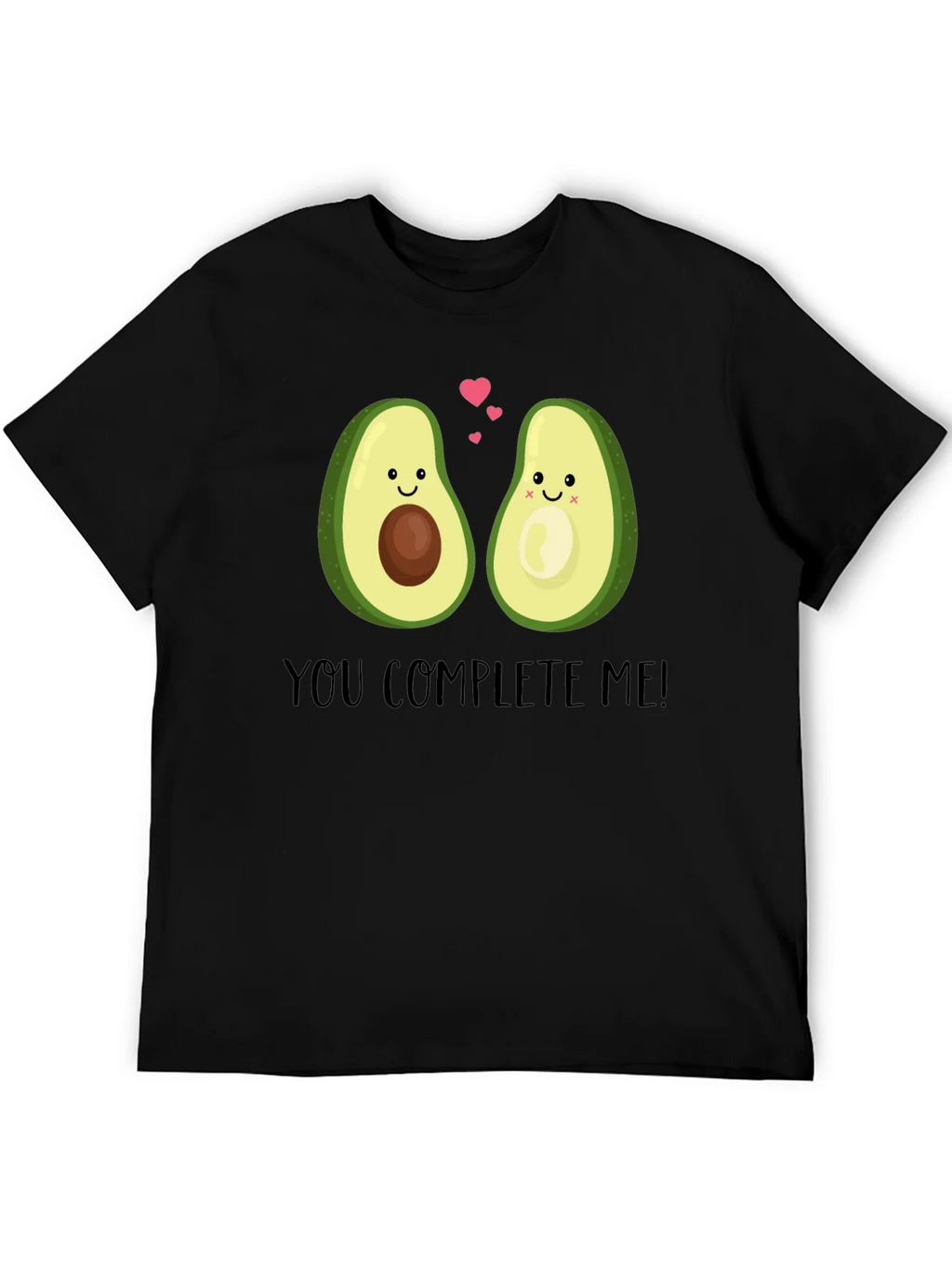 Cute Avocado Couple Graphic T-Shirt - You Complete Me! product image 5