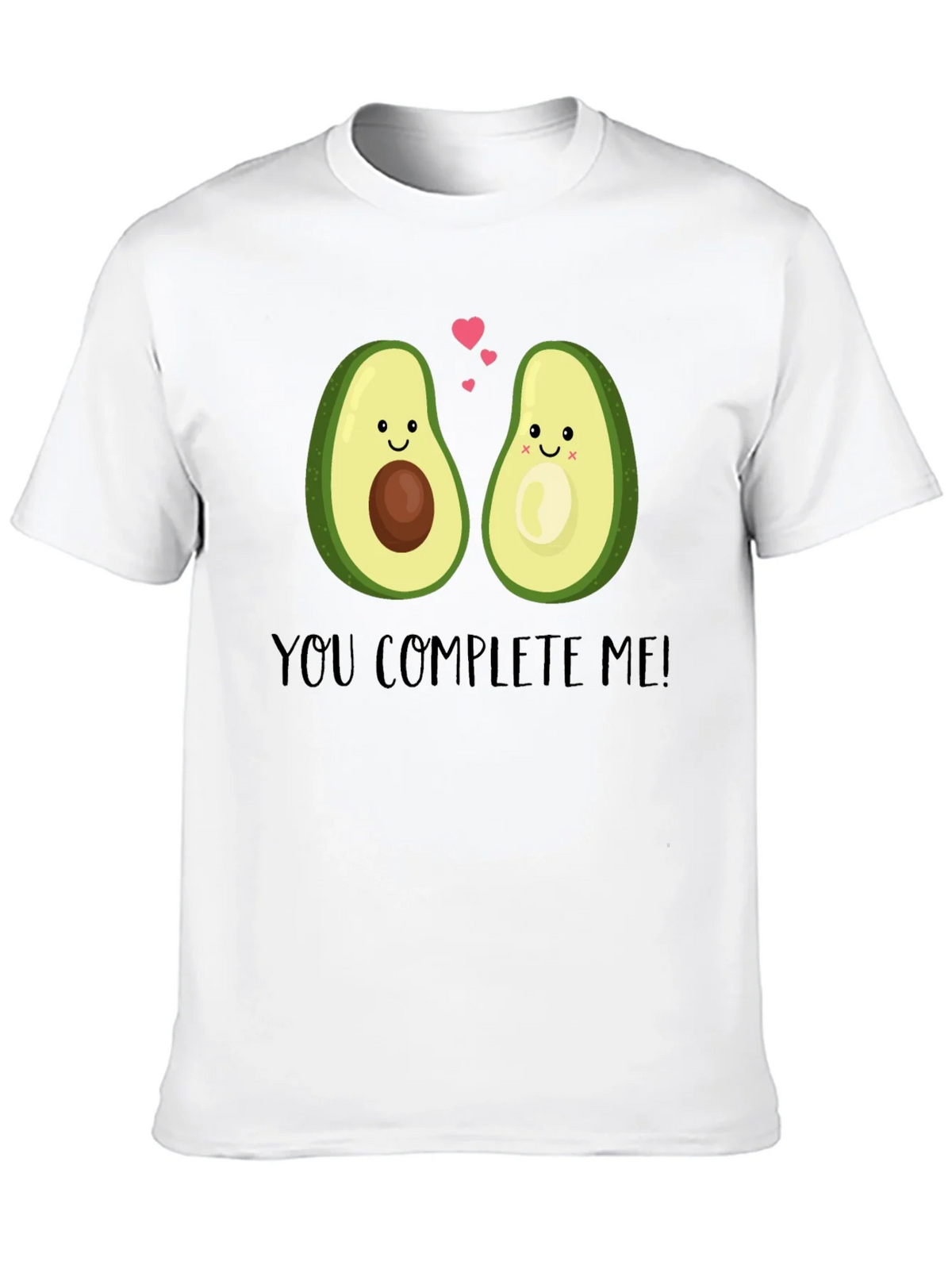 Cute Avocado Couple Graphic T-Shirt - You Complete Me! product image 9