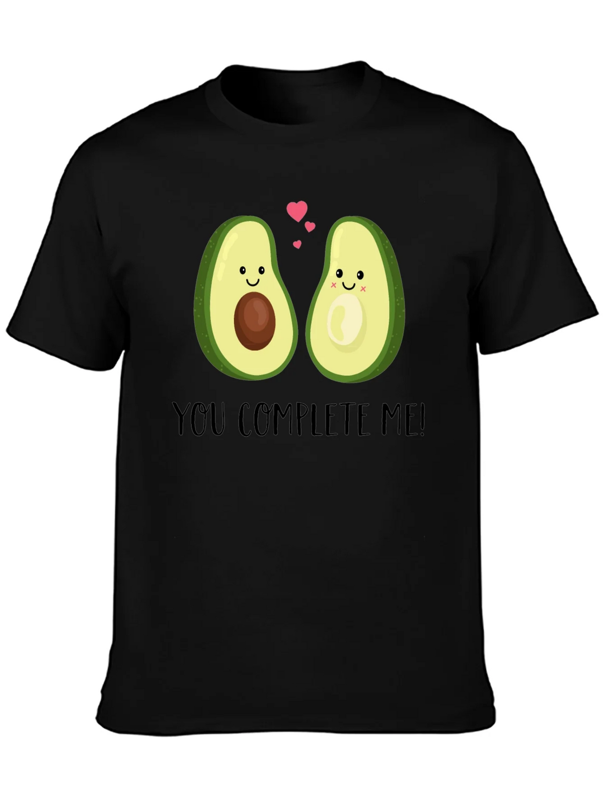 Cute Avocado Couple Graphic T-Shirt - You Complete Me! product image 3