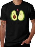 Cute Avocado Couple Graphic T-Shirt - You Complete Me! product image 1