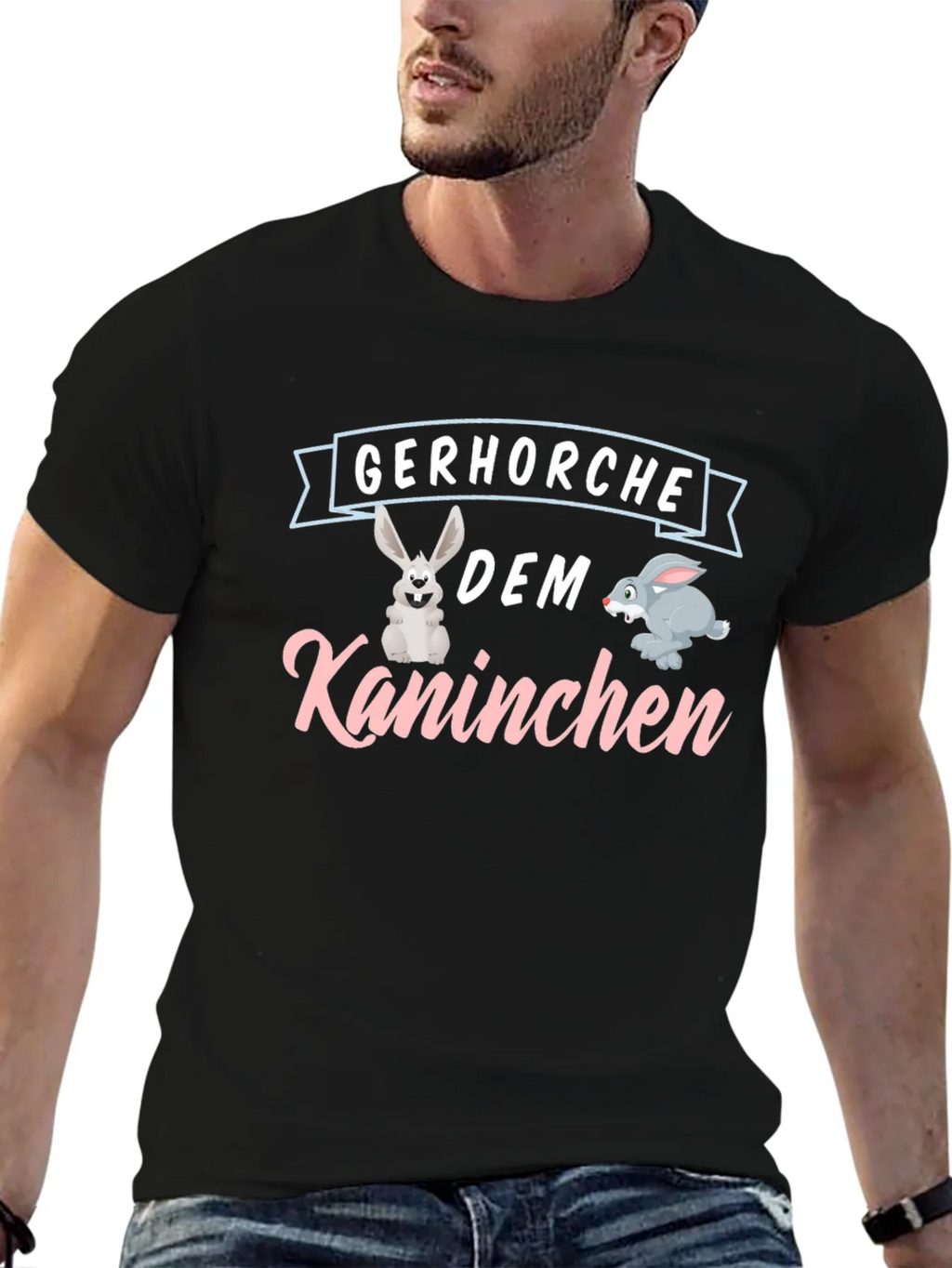 Gerhorche Dem Kaninchen Easter Bunny Graphic T-Shirt product image 6