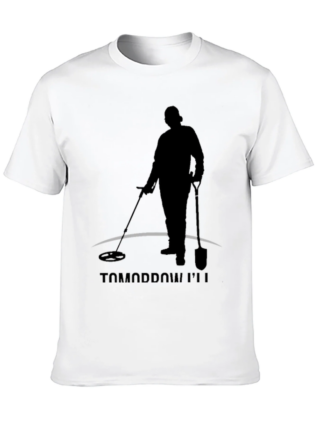 Tomorrow Ill Be Detecting Black T-Shirt product image 9