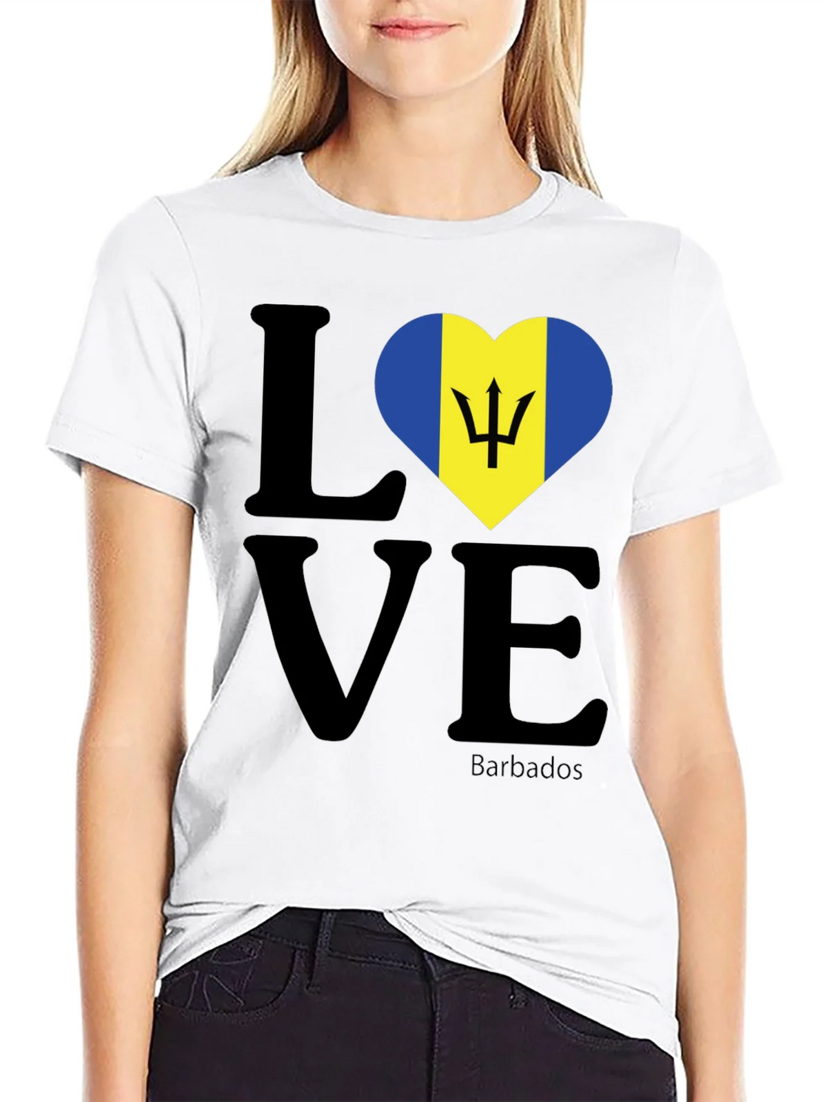 Barbados Love Heart T-Shirt product image 5