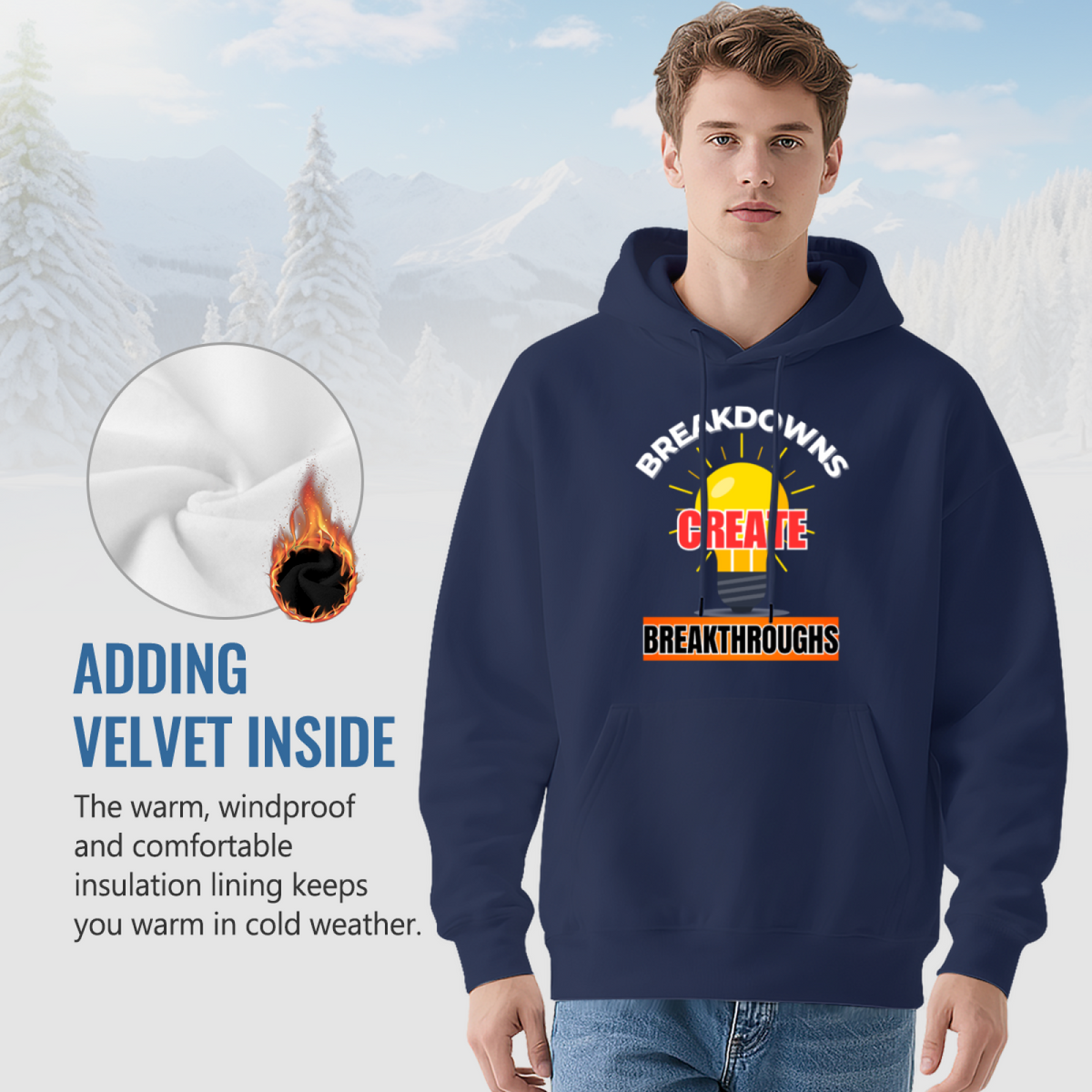 Minimalist Art Hoodie - Clean Design Pullover #0691 product image 7