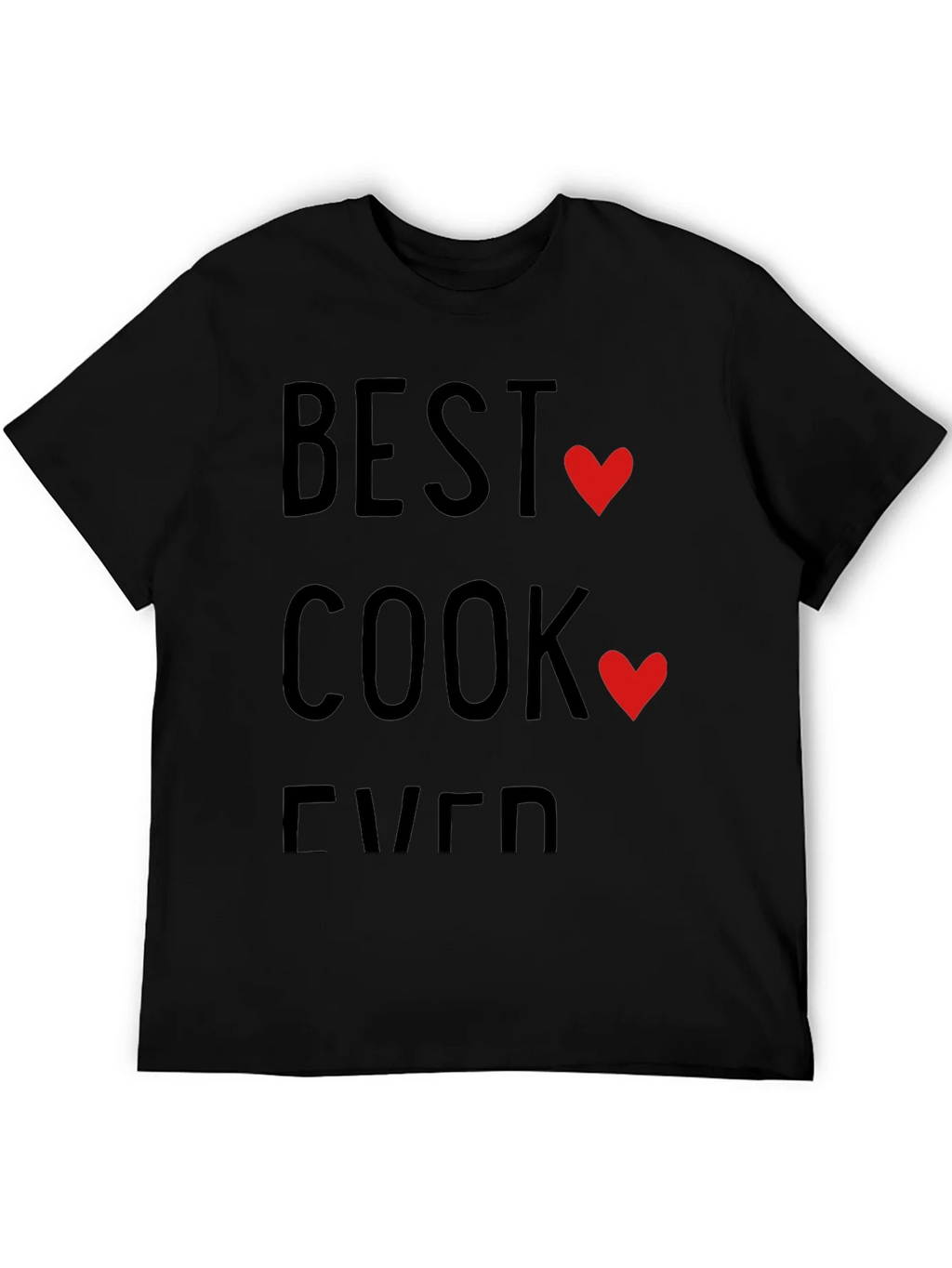 Best Cook Ever T-Shirt - Heart Design product image 5