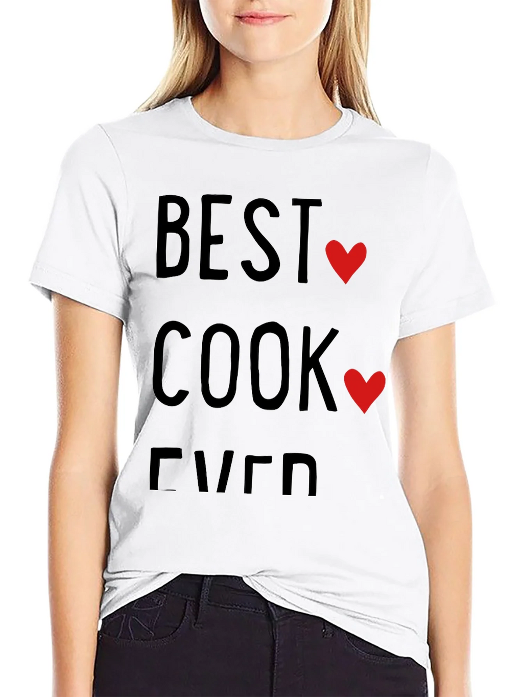 Best Cook Ever T-Shirt - Heart Design product image 8