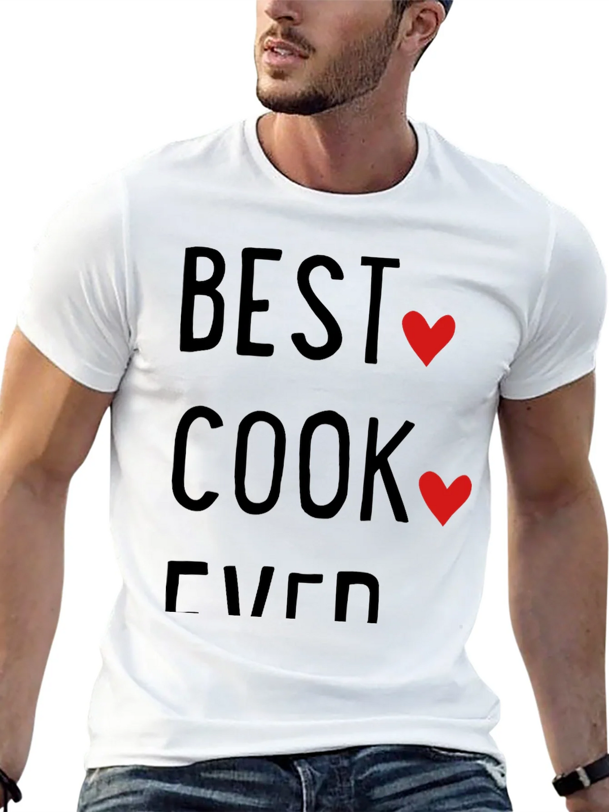 Best Cook Ever T-Shirt - Heart Design product image 12