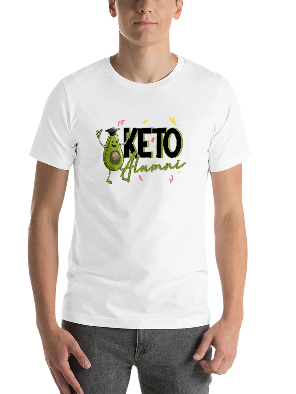 Keto Alumni Graduation T-Shirt - Funny Avocado Design product image 10