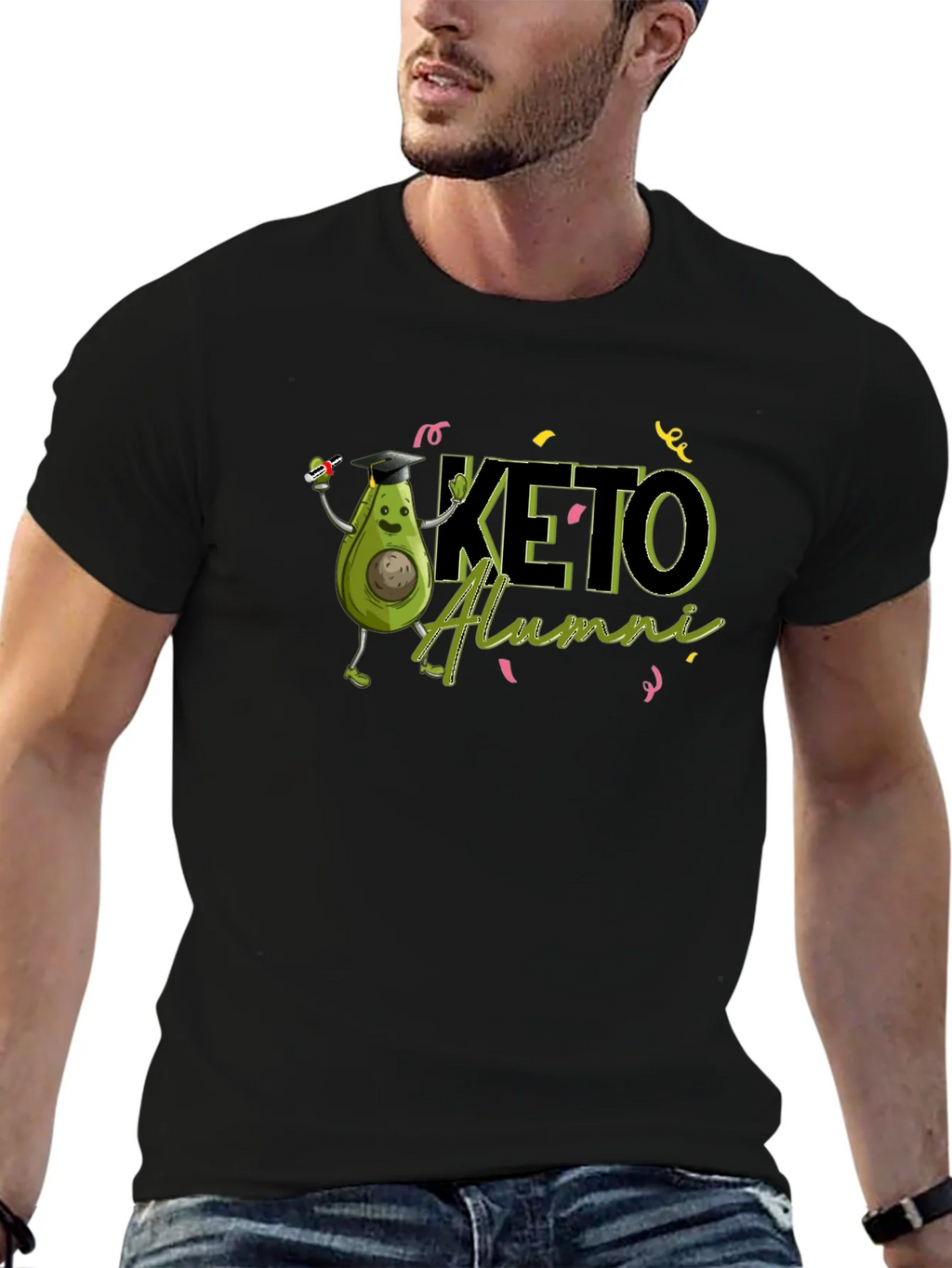 Keto Alumni Graduation T-Shirt - Funny Avocado Design product image 6