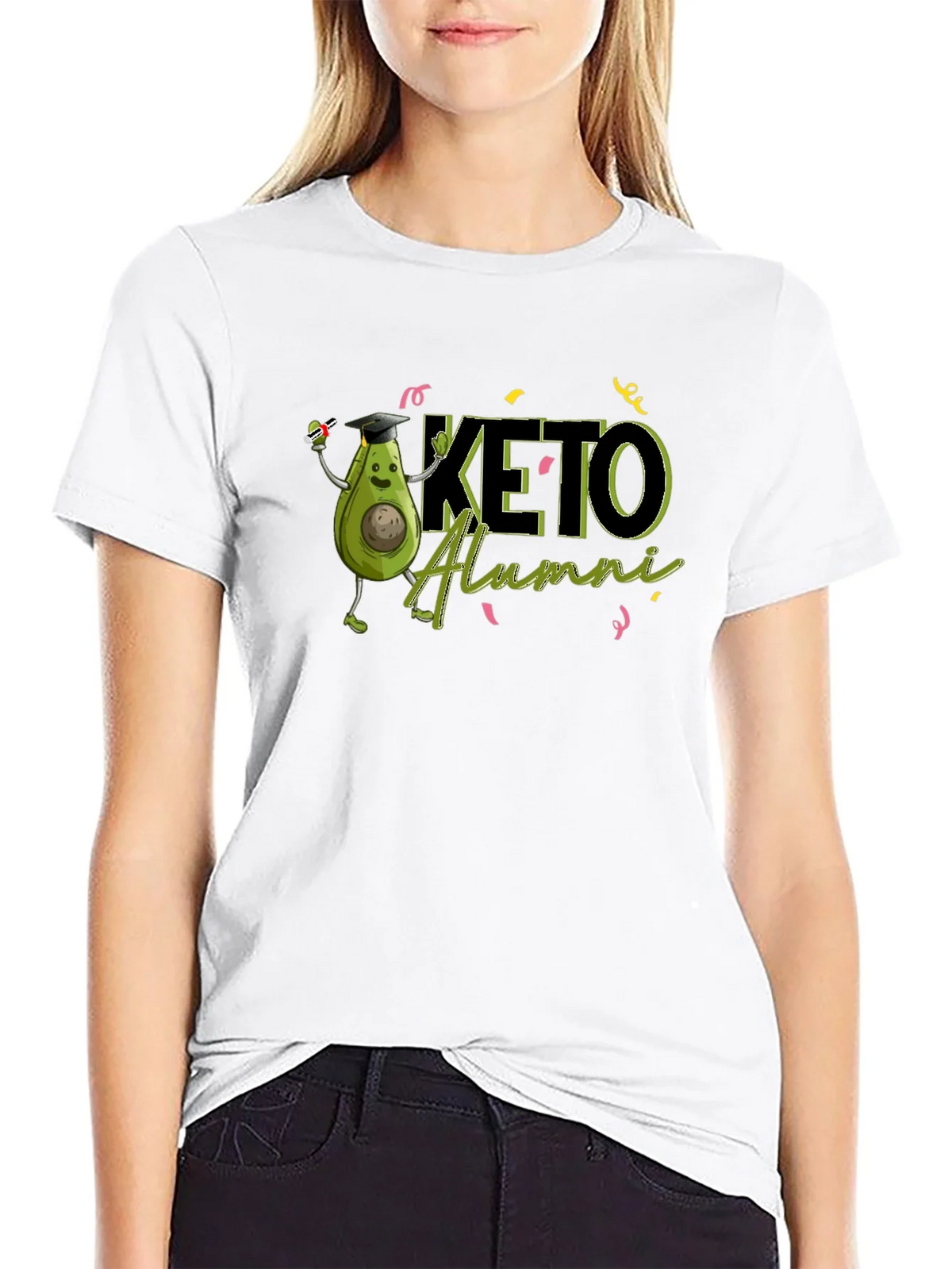 Keto Alumni Graduation T-Shirt - Funny Avocado Design product image 8