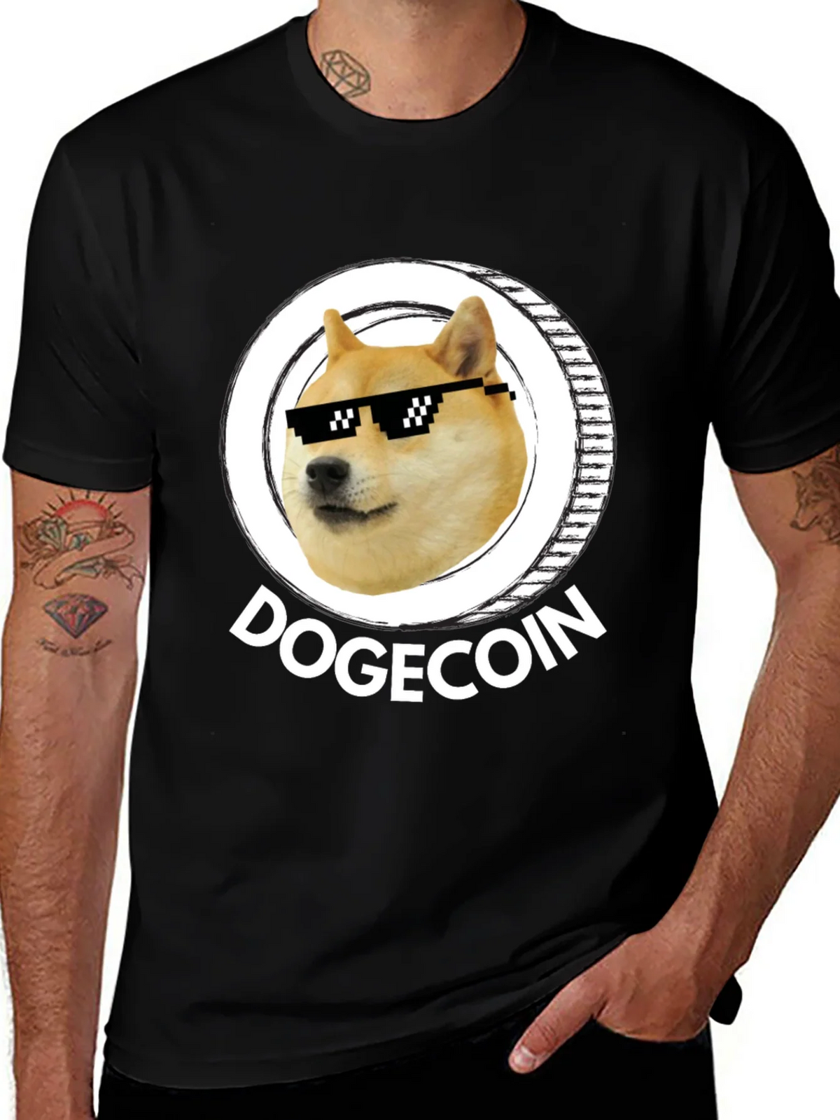DogeCoin Meme T-Shirt - Crypto Doge to the Moon! product image 1