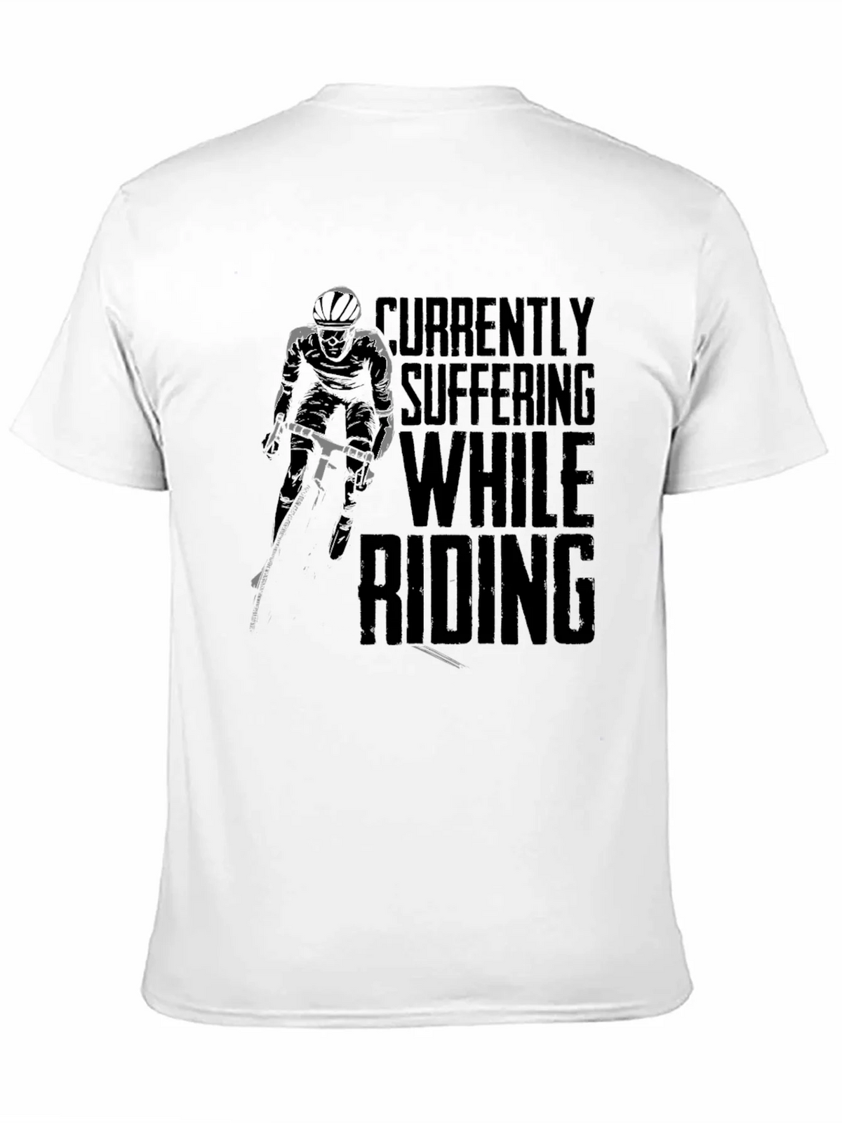 Currently Suffering While Riding Black Graphic Tee product image 7