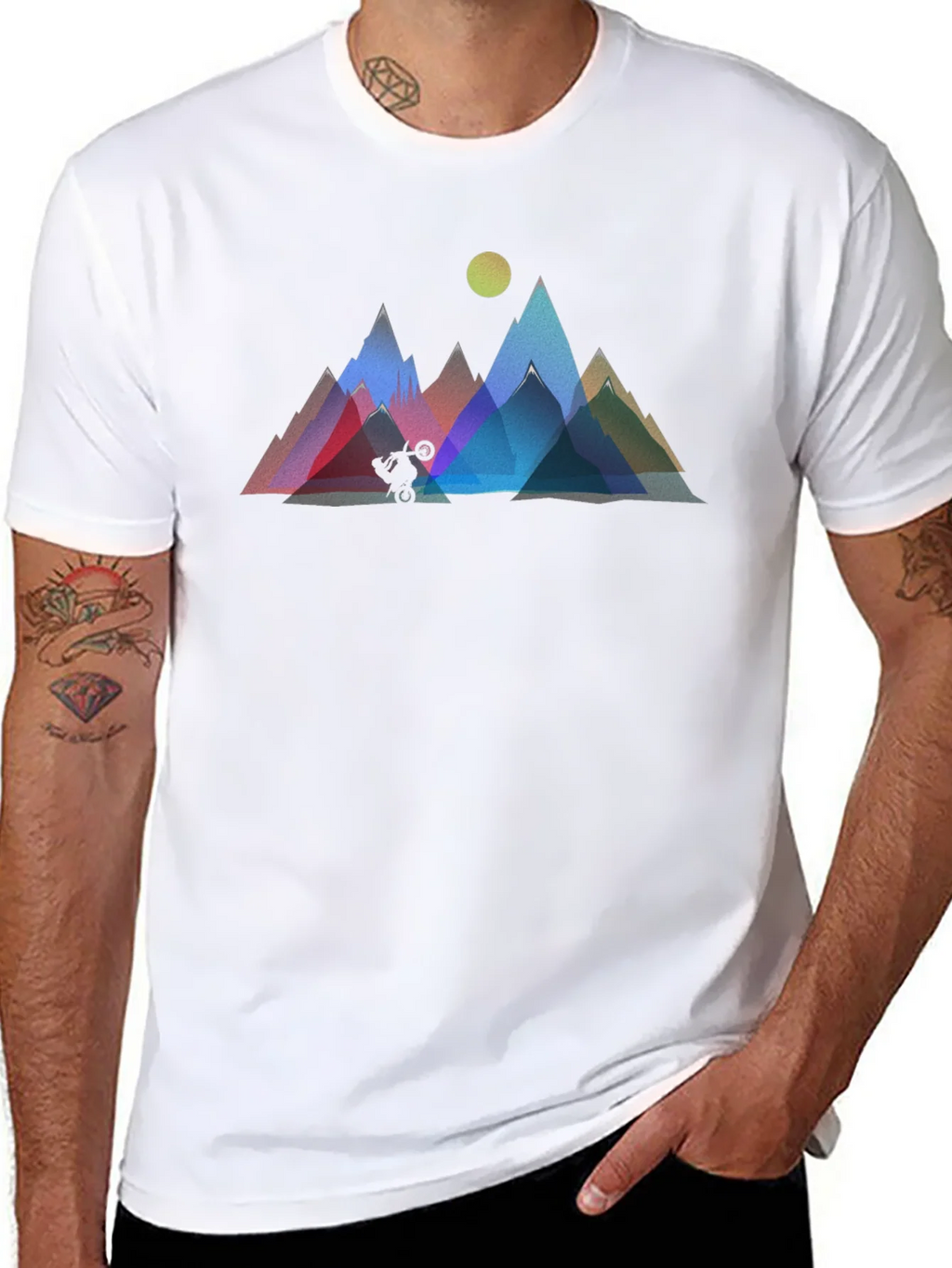 Mountain Biker Graphic Tee product image 7