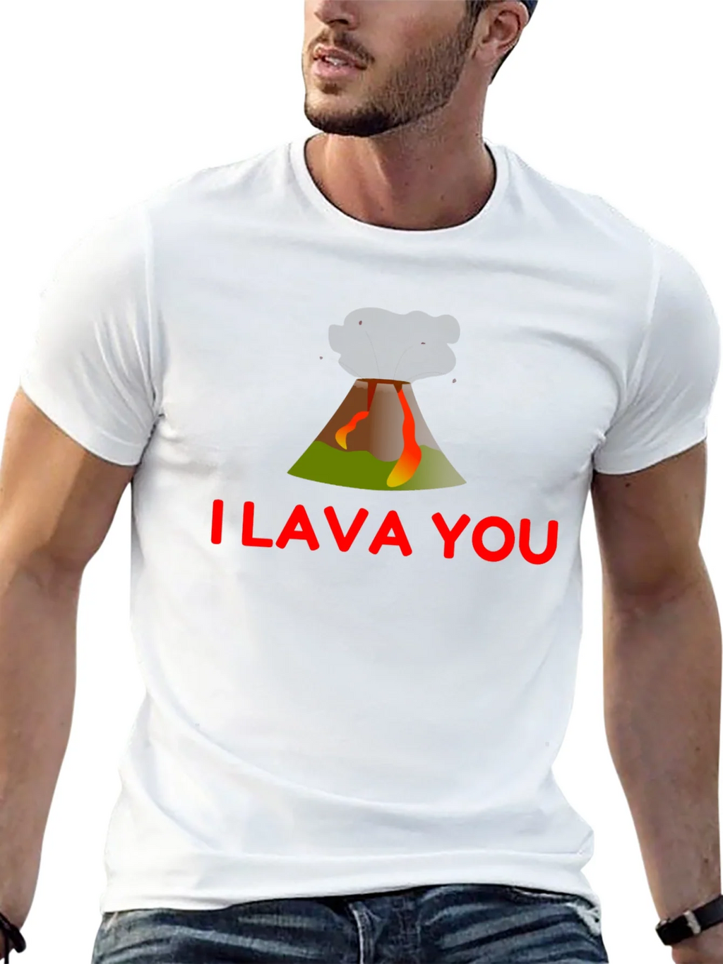 I Lava You Graphic T-Shirt - Black product image 12