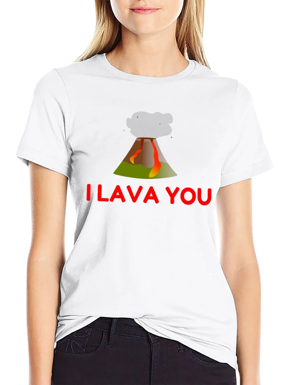 I Lava You Graphic T-Shirt - Black product image 8