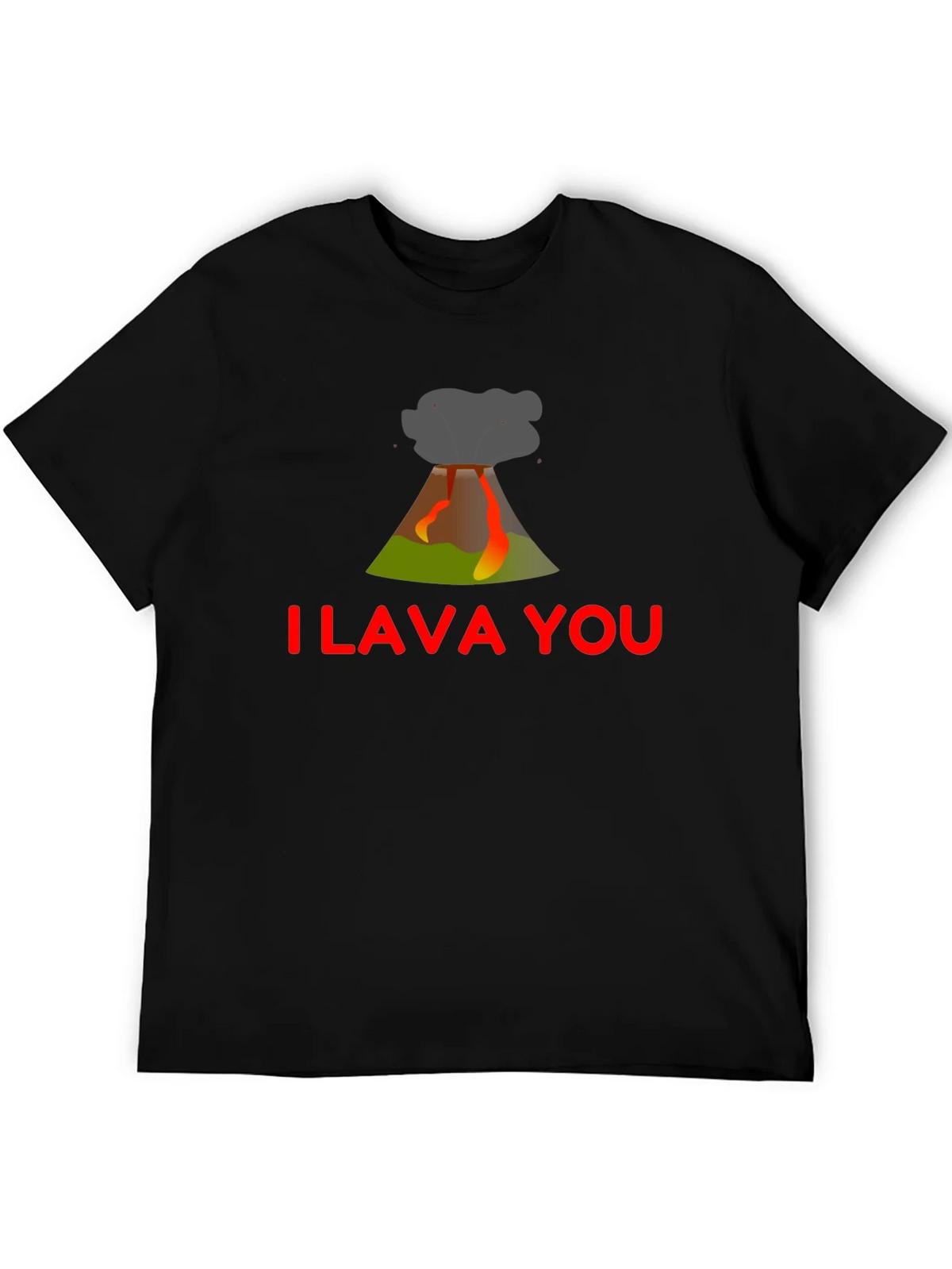 I Lava You Graphic T-Shirt - Black product image 5