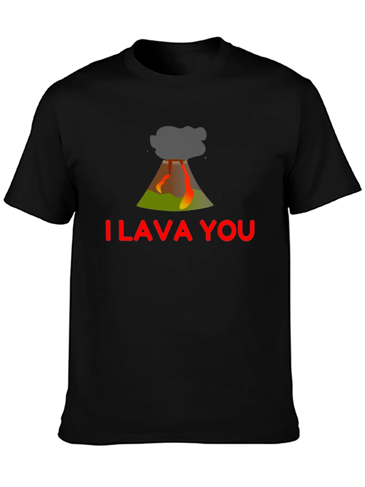 I Lava You Graphic T-Shirt - Black product image 3