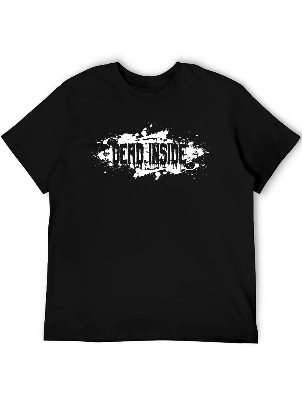 Dead Inside Black T-Shirt Grunge Design product image 5