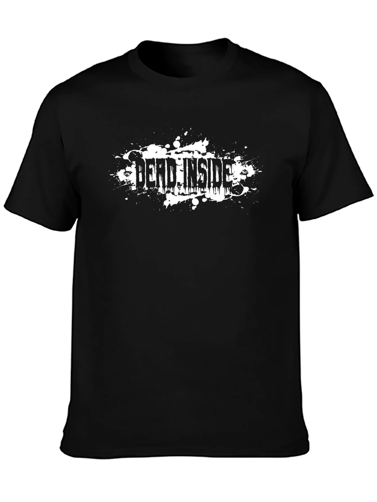 Dead Inside Black T-Shirt Grunge Design product image 3