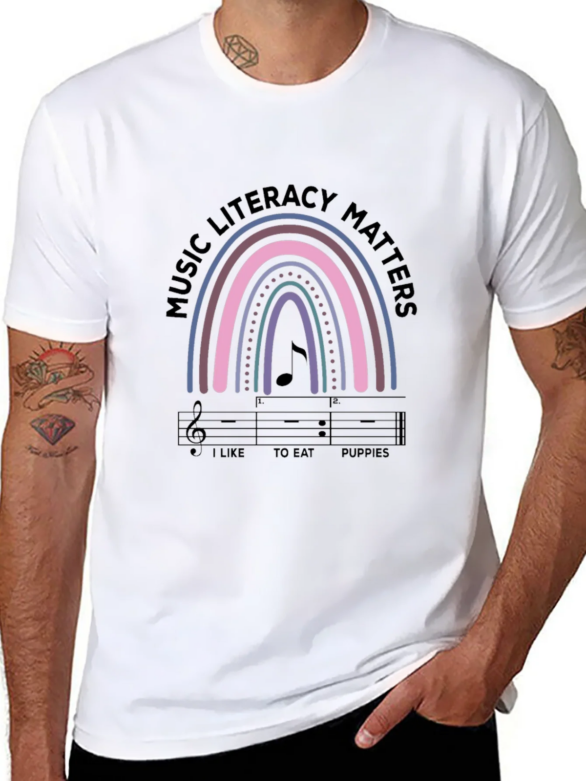 Music Literacy Matters T-Shirt product image 7