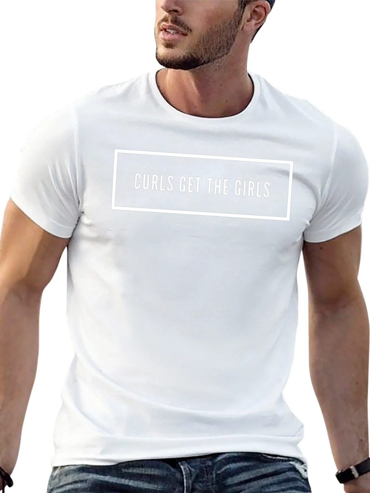 Curls Get The Girls Graphic Tee - Trendy Casual Shirt product image 10
