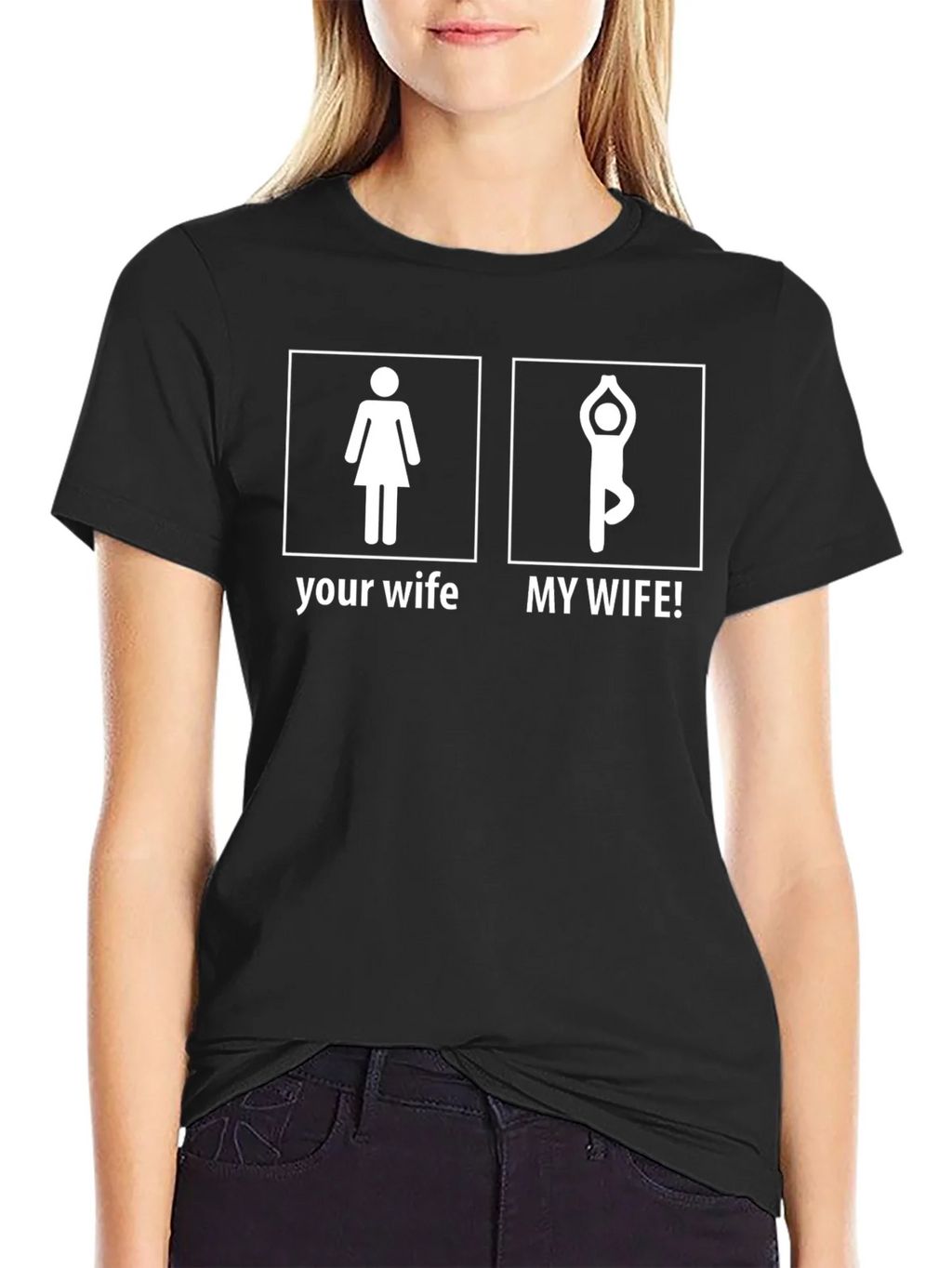 Yoga Wife T-Shirt - Funny Husband Gift product image 2