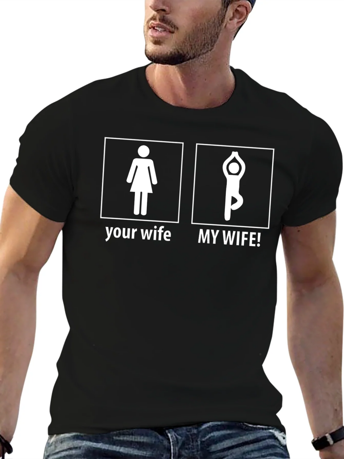 Yoga Wife T-Shirt - Funny Husband Gift product image 6