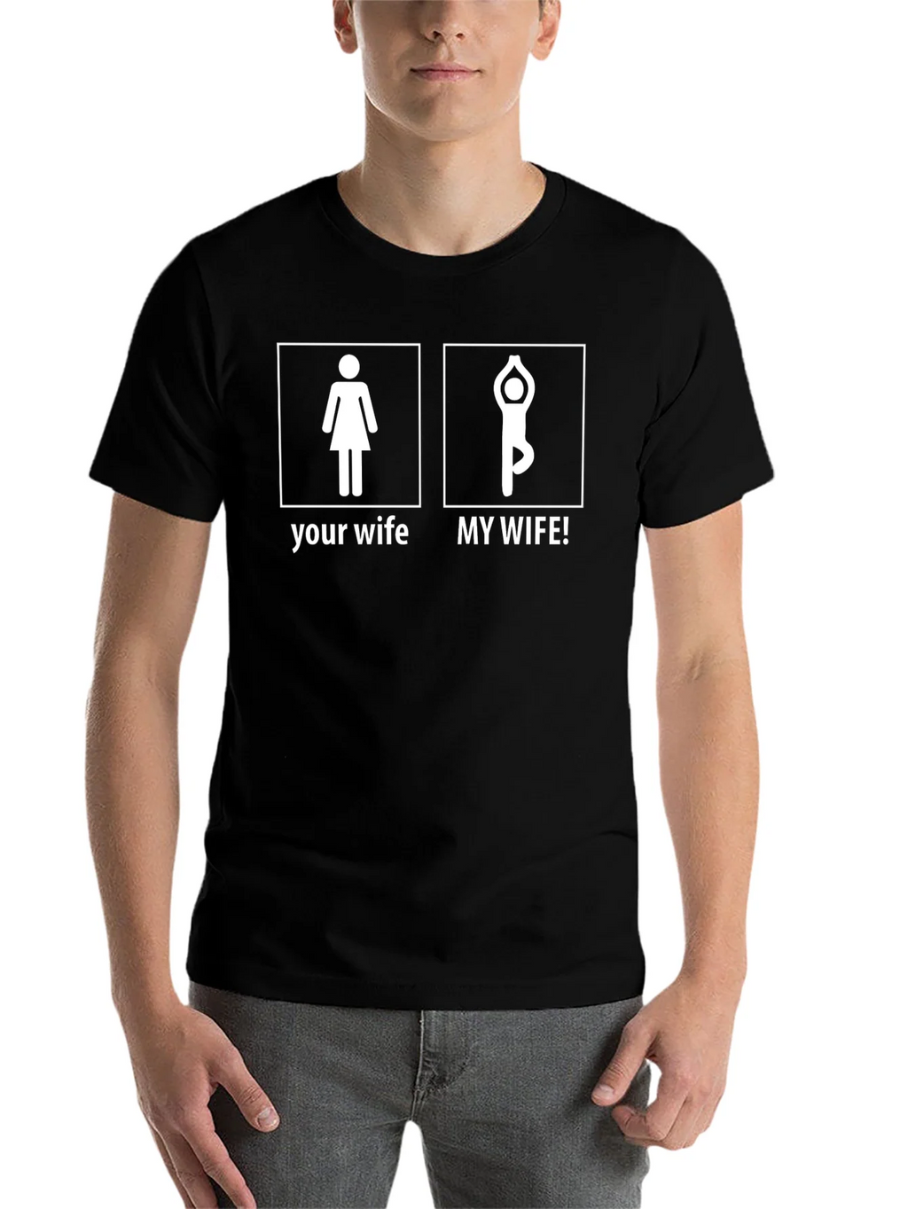 Yoga Wife T-Shirt - Funny Husband Gift product image 4