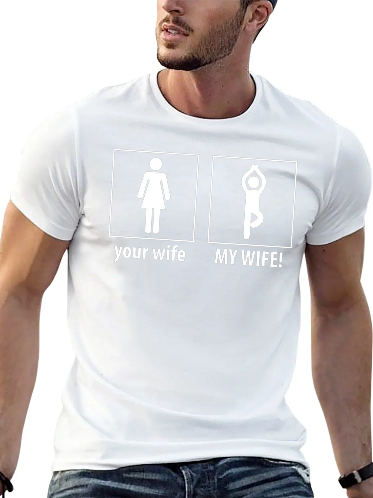 Yoga Wife T-Shirt - Funny Husband Gift product image 12