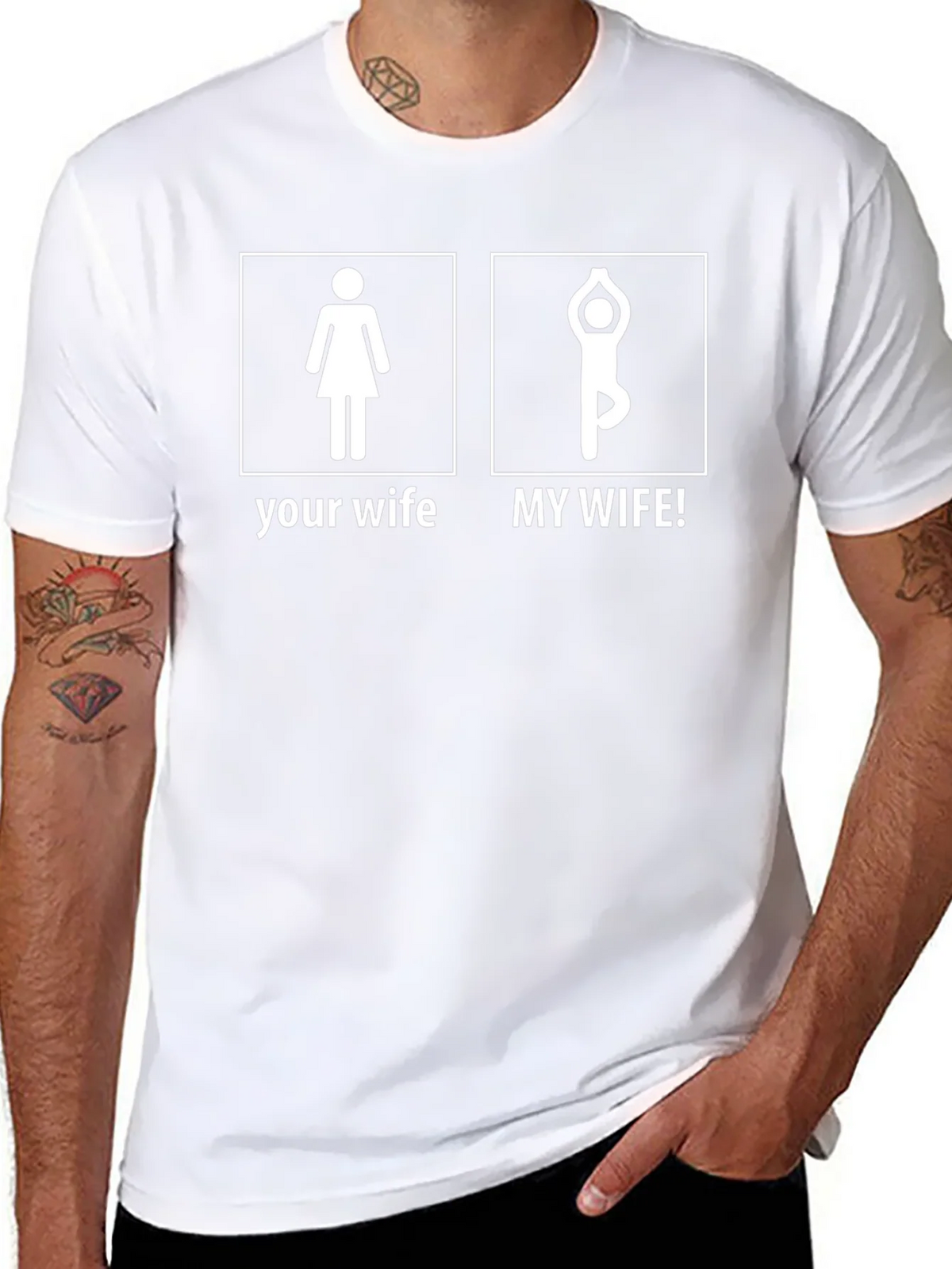 Yoga Wife T-Shirt - Funny Husband Gift product image 7