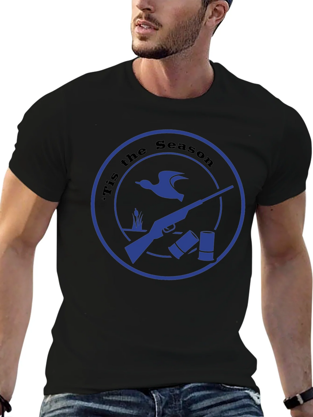Tis the Season Hunting T-Shirt - Black product image 6