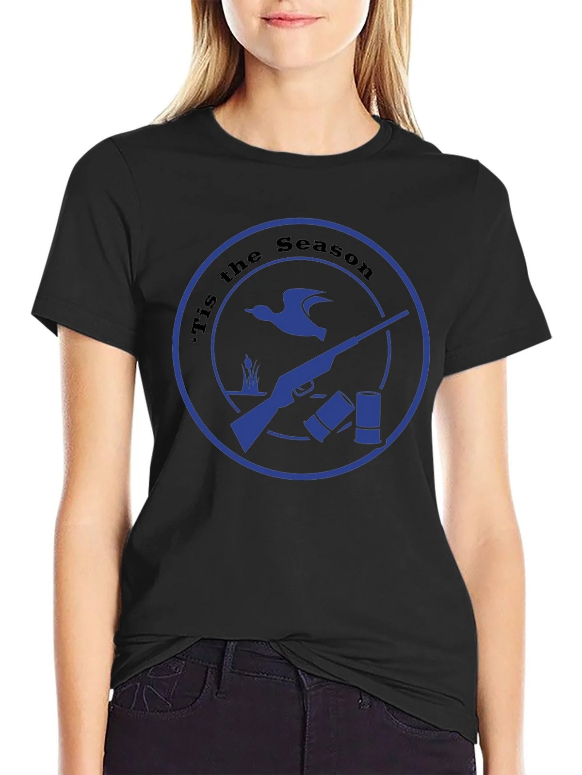Tis the Season Hunting T-Shirt - Black product image 2