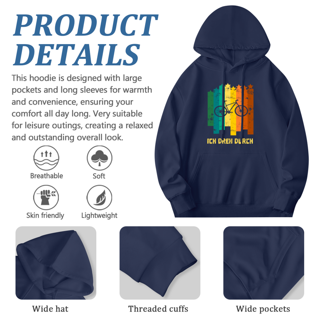 Graphic Art Hoodie - Unique Design Pullover Sweatshirt #0659 product image 6