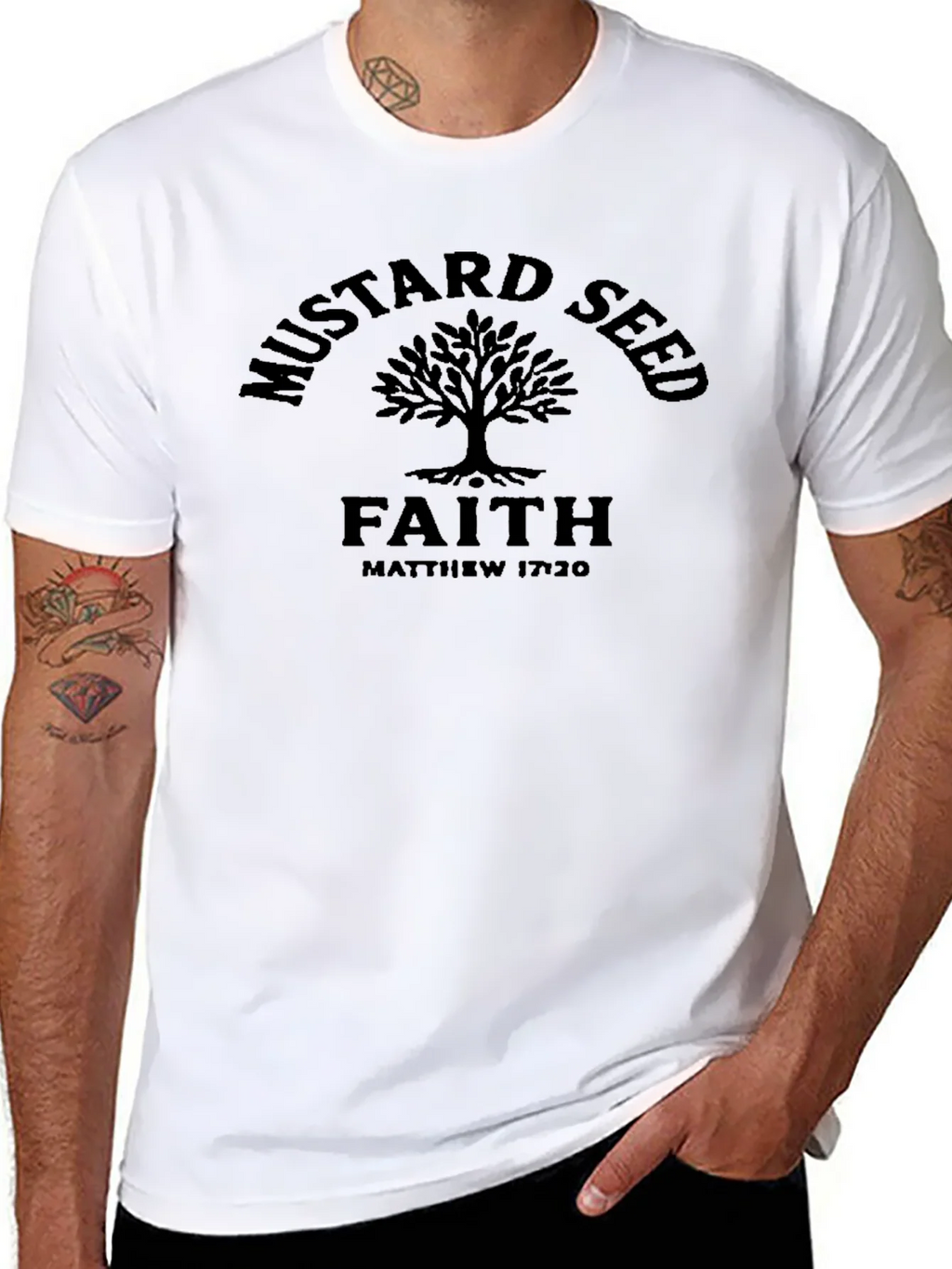 Mustard Seed Faith Graphic Tee - Matthew 17:20 product image 7