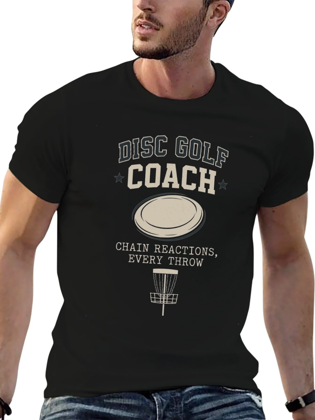 Disc Golf Coach T-Shirt - Chain Reactions Every Throw product image 6