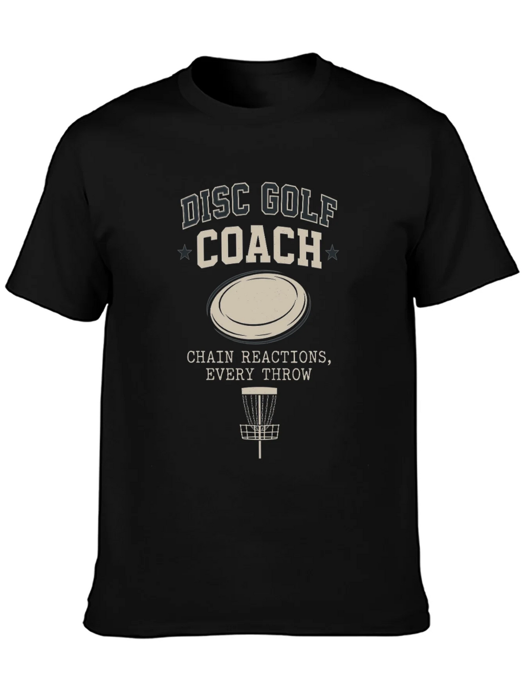 Disc Golf Coach T-Shirt - Chain Reactions Every Throw product image 3