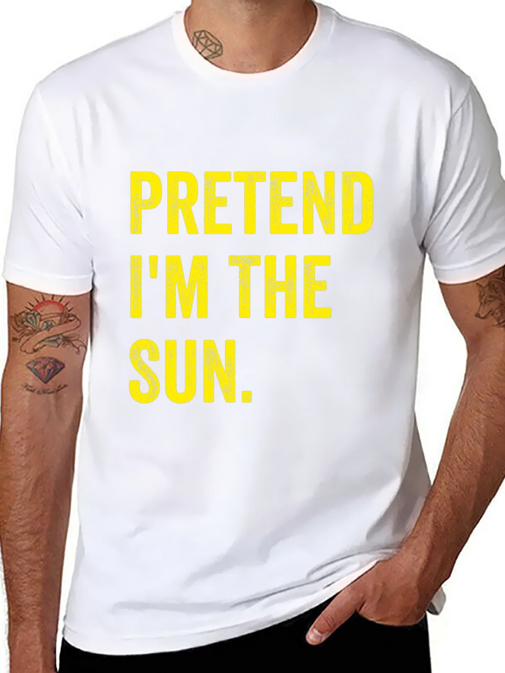 Pretend Im The Sun T-Shirt - Funny Costume Tee product image 7