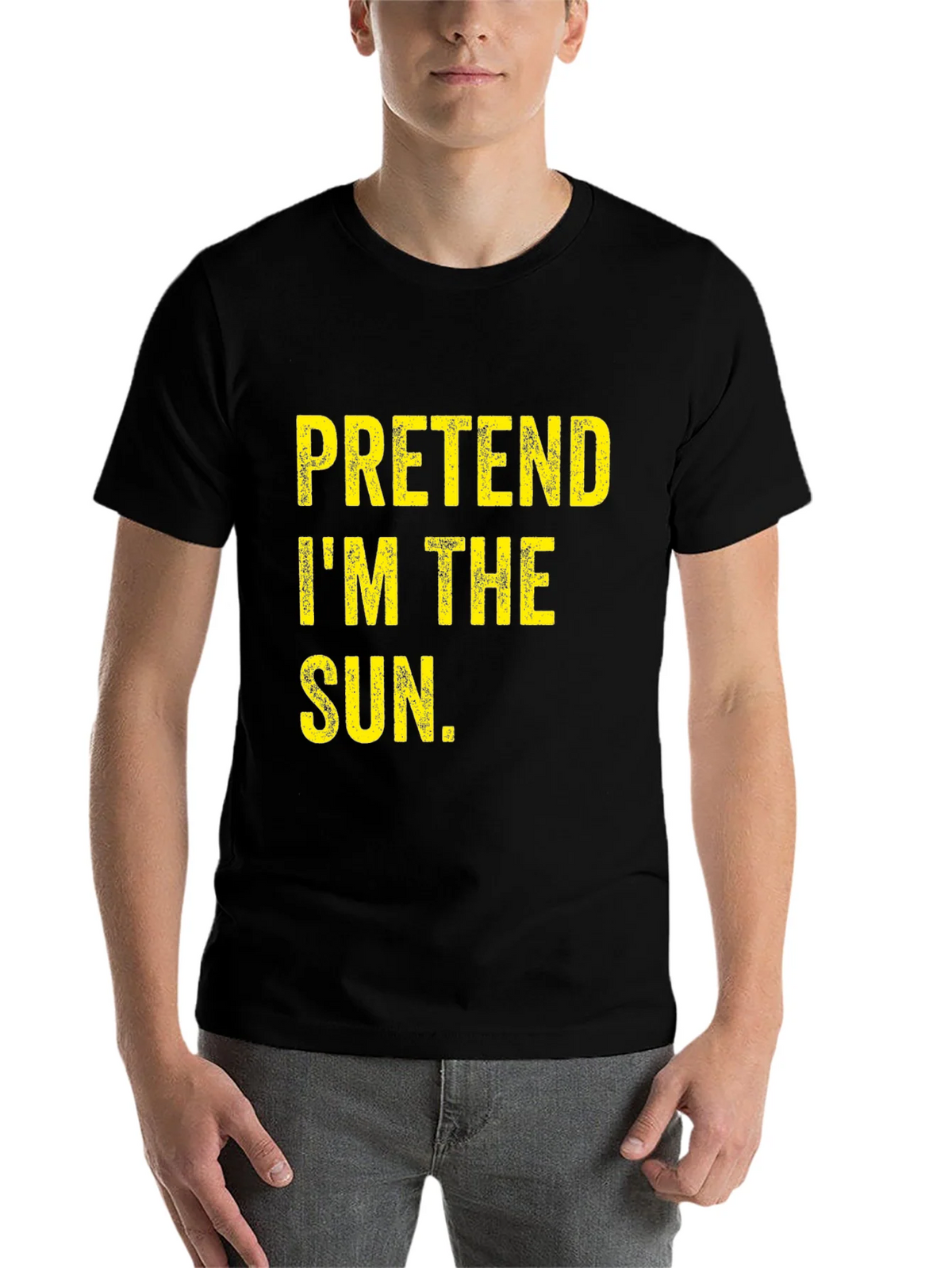 Pretend Im The Sun T-Shirt - Funny Costume Tee product image 4